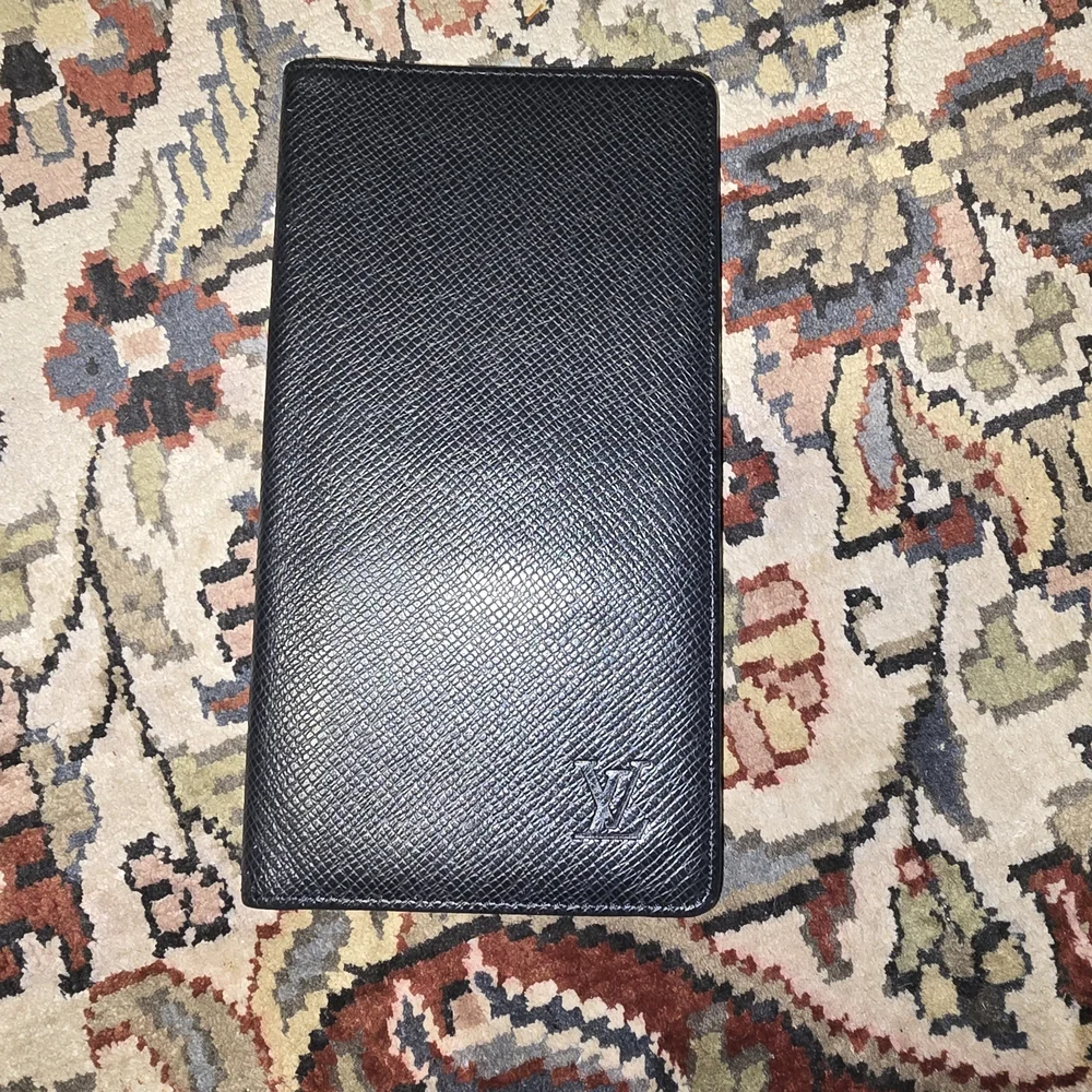 Louis Vuitton Black Tiaga Brazza Wallet